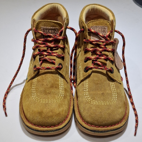 Kickers x Hikerdelic Tan Men's Suede Lace-up Hiking Boots (Size EU 41/US 8) - Picture 4 of 14